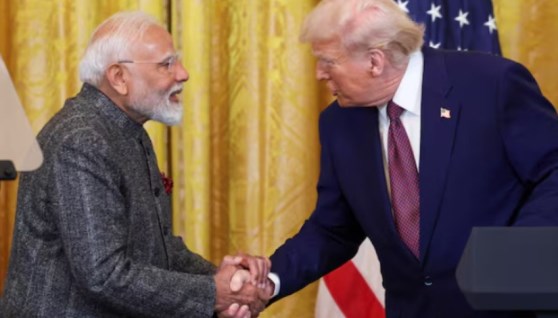 دونالد ترامب و رئيس الوزراء الهندي ناريندرا مودي