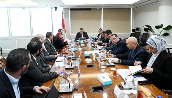 جانب من اجتماع وزير الإسكان مع شركة HDP