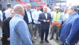 جانب من جولة وزير النقل