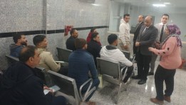 وزير العمل خلال تفقده "وحدة خدمات العمالة المصرية بالخارج"
