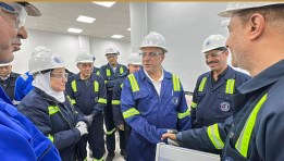 جانب من الجولة التفقدية للرئيس التنفيذي لهيئة البترول