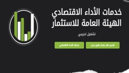 المنصة الرقمية لخدمات قطاع الأداء الاقتصادي
