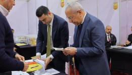 المهندس محمود عرفات خلال  انتخابات النقابة بالقاهرة