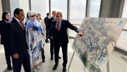 جانب من زيارة رئيس الوزراء السوداني للعاصمة الإدراية