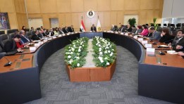 المهندس خالد هاشم خلال اجتماع مجلس إدارة مركز تحديث الصناعة