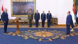 صلاح سليمان - وزير الإنتاج الحربي يؤدي اليمين الدستورية