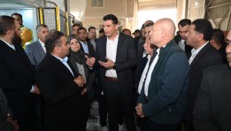 خلال الجولة التفقدية _ لوزير الصناعة