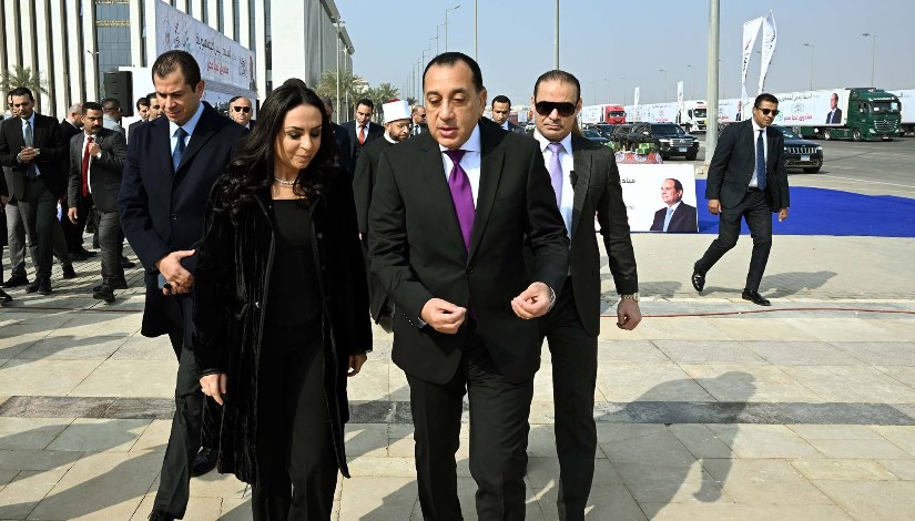 جانب من إطلاق المبادرة الرئاسية أبواب الخير