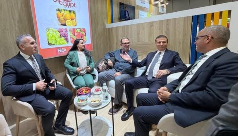 جانب من المشاركة في فعاليات معرض فروت لوجيستيكا