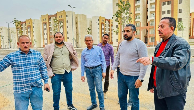 جانب من تفقد رئيس جهاز تنمية مدينة العبور الجديدة