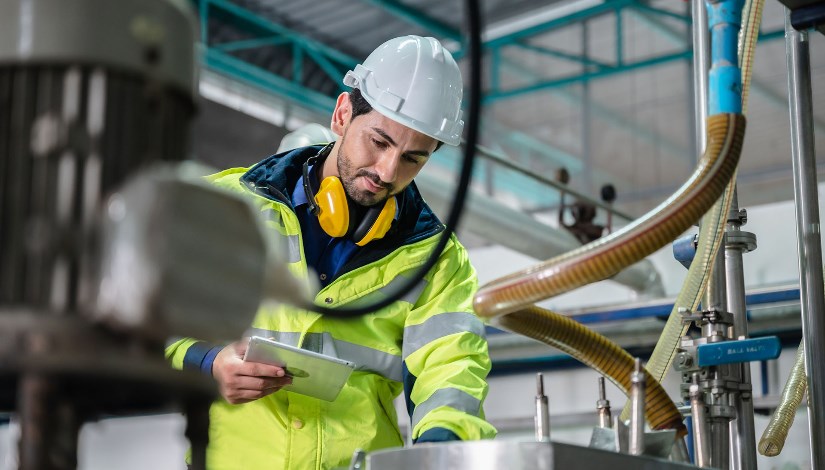 عامل بالقطاع الصناعي