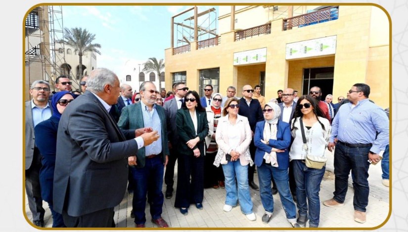 جولة وزيرة الإسكان فى الفسطاط
