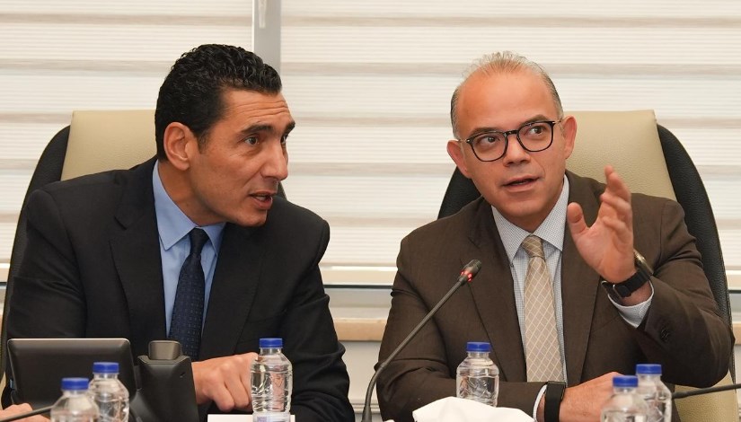  الدكتور محمد فريد، وزير الاستثمار و جوهر نبيل وزير الشباب والرياضة