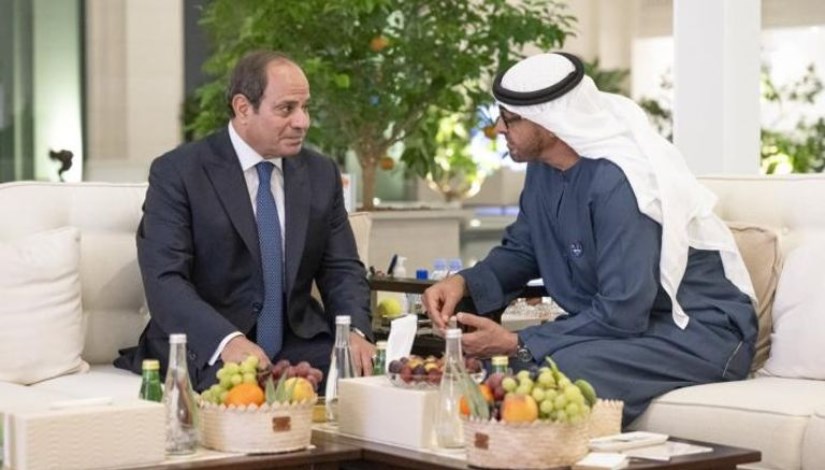 الرئيس السيسي وبن زايد 