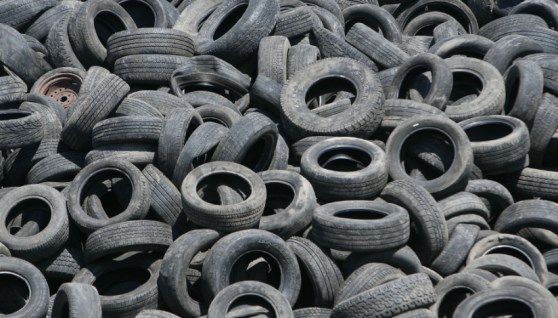 إعادة تدوير الإطارات