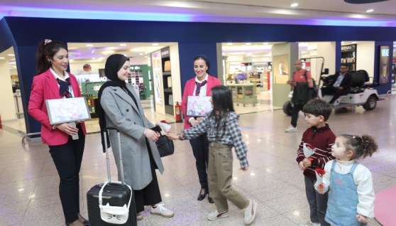 جانب احتفالات مطار القاهرة