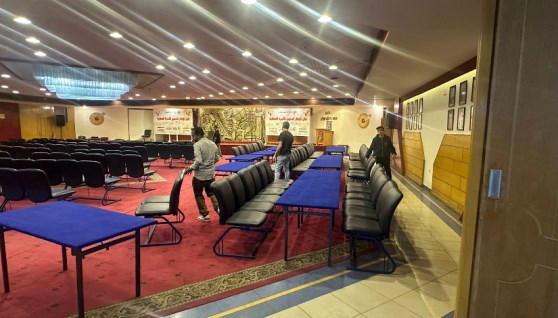  استعدادات حفل الإفطار السنوي لنقابة الصحفيين