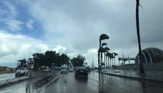 أمطار في الشوارع