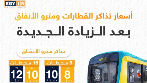 أسعار تذاكر القطارات 