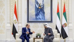 الرئيس السيسي خلال زيارته إلى كل من دولة الإمارات العربية المتحدة ودولة قطر