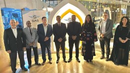 جانب من حفل الافطار السنوي لشركة شرم اير للرياضات الجوية