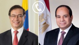 الرئيس السيسي والرئيس الكولومبي جوستافو بيترو