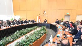 جانب من اجتماع وزيرة الإسكان مع أعضاء غرفة صناعة التطوير العقاري