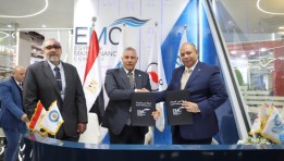 جانب من توقيع الاتفاقية بين صان مصر ونوربيتكو