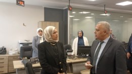 جانب من زيارة رئيس مصلحة الضرائب