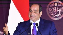 الرئيس عبدالفتاح السيسي خلال مشاركته في حفل إفطار الأسرة المصرية 