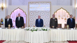 الرئيس السيسي خلال حفل الإفطار السنوي للقوات المسلحة احتفالاً بذكرى انتصارات العاشر من رمضان