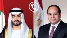 الرئيس السيسي يجري اتصالاً هاتفياً الشيخ محمد بن زايد آل نهيان
