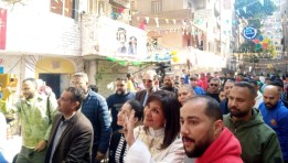 نبيلة مكرم، وزيرة الهجرة السابقة في إفطار المطرية رمضان 2026