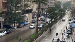 أمطار في حي الدقي