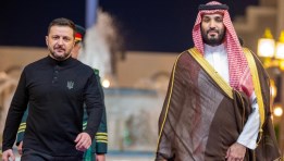 محمد بن سلمان مع  فولوديمير زيلينسكي - صورة أرشيفية