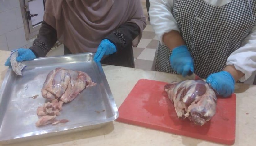 ظبط لحوم فاسدة