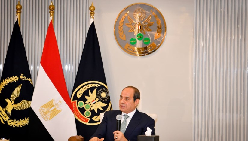 الرئيس السيسي في حفل إفطار أكاديمية الشرطة