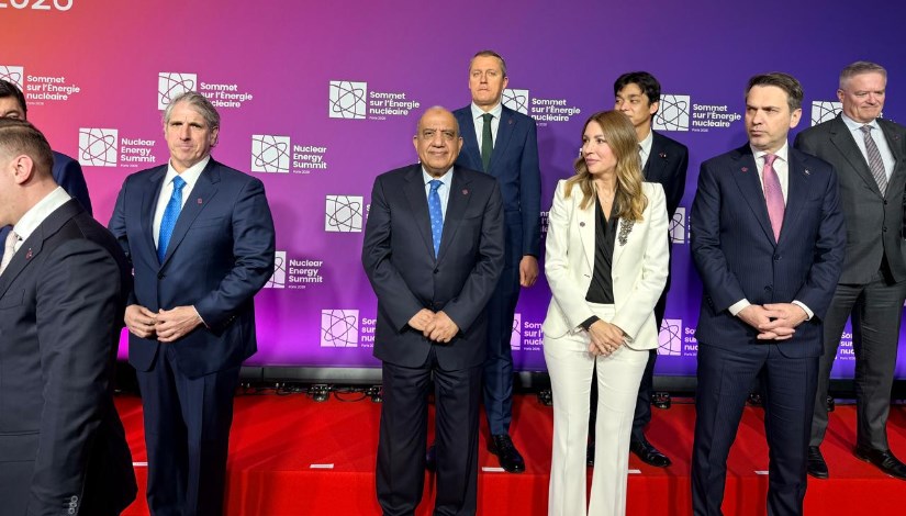 وزير الكهرباء خلال القمة العالمية الثانية للطاقة النووية المنعقدة اليوم الثلاثاء 