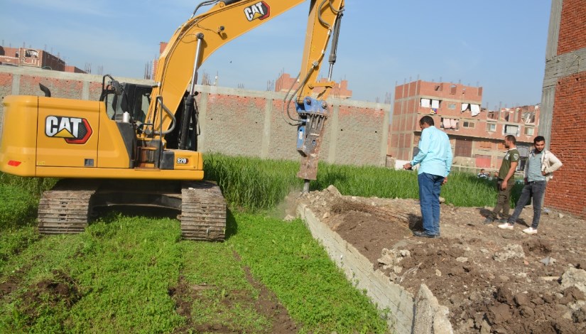 التعديات على الأراضي الزراعية - صورة ارشيفية