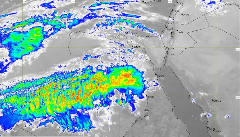خرائط وتوقعات الطقس 