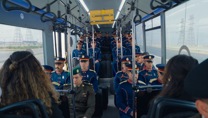 جانب من تنقل طلاب الأكاديمية العسكرية