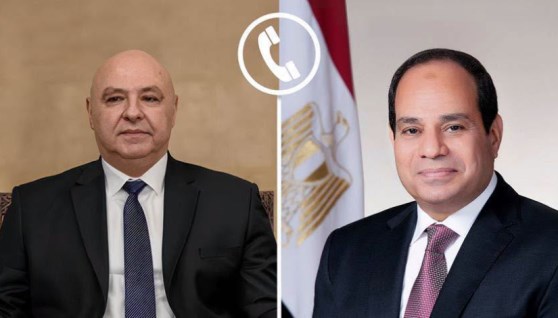 اتصال هاتفي بين الرئيس عبد الفتاح السيسي ونظيره اللبناني