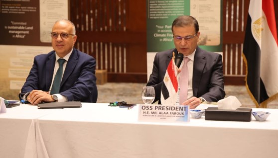 وزير الزراعة أمام في اجتماع مجلس إدارة مرصد الصحراء