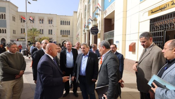 خلال جولة وزير النقل الفريق كامل الوزير