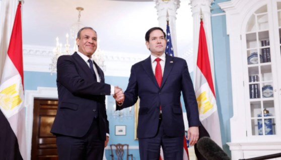 لقاء وزيري خارجية  مصر وأمريكا - صورة أرشيفية 