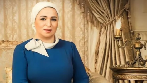 السيدة انتصار السيسي _ صورة أرشيفية 