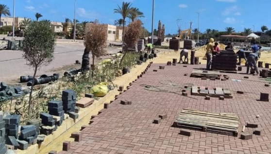 جانب من الجولة التفقدية اليوم