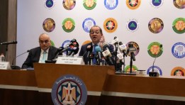 وزير المالية خلال المؤتمر