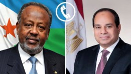 الرئيس السيسي ورئيس  جمهورية جيبوتي