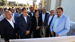 جانب من زيارة رئيس الوزراء بمحافظة شمال سيناء
